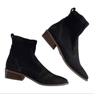 Cecelia New York Tomas Ankle Boot Black Leather Booties NWOT